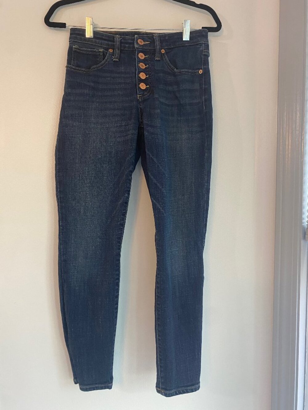 Lucky Brand Mid Rise Skinny Button Fly Jeans